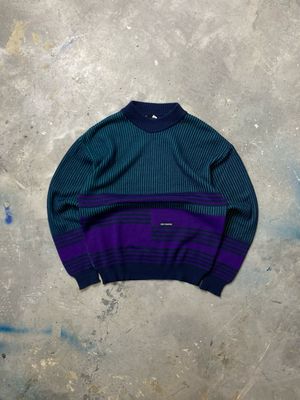 Sweter Lee Cooper Violet Stripes Sweater Green M