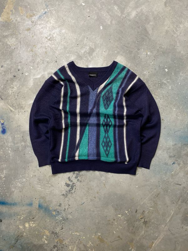 Sweter Turquoise Stripes GABICCI M