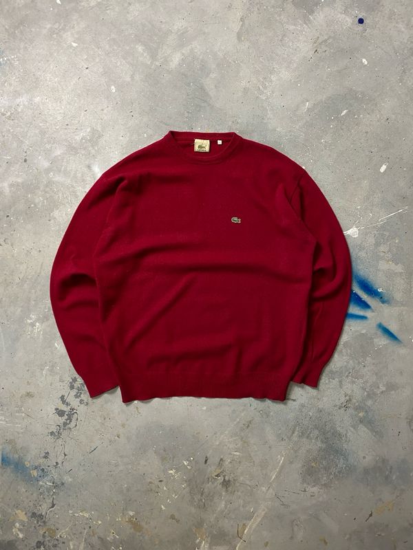 Bluza Lacoste Basic Sweater Burgund L