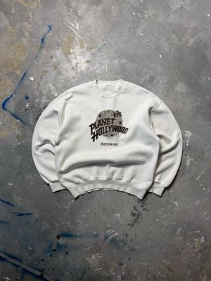 Bluza Planet Hollywood Barcelona Crewneck White L