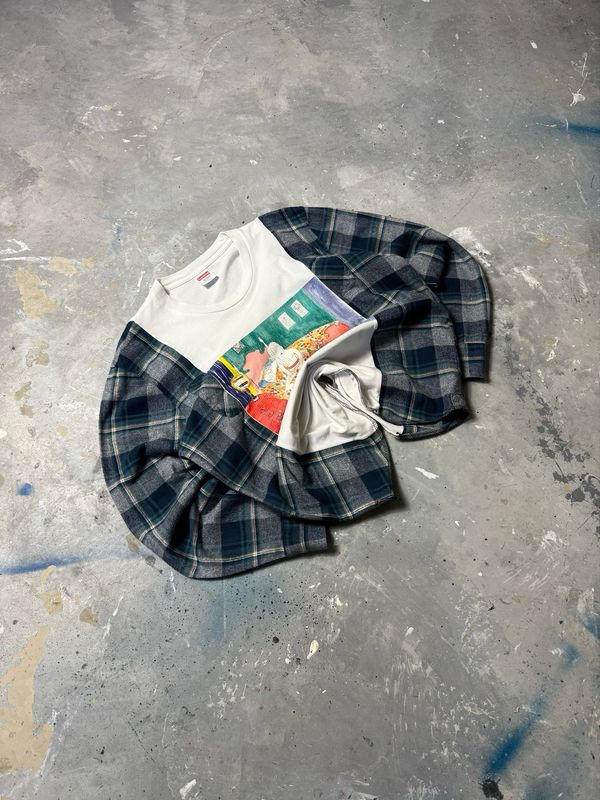 [SOLD] Longsleeve Supreme Custom White  M