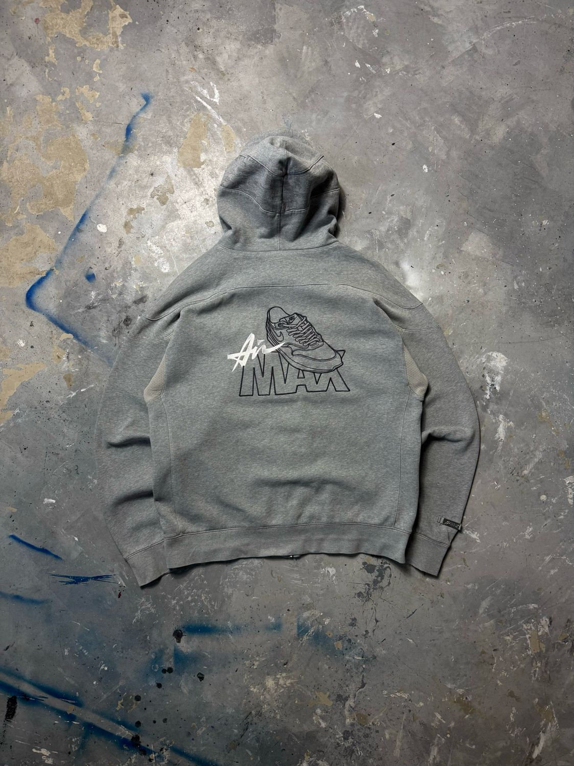 Bluza Nike Air Max Zip Hoodie Gray L