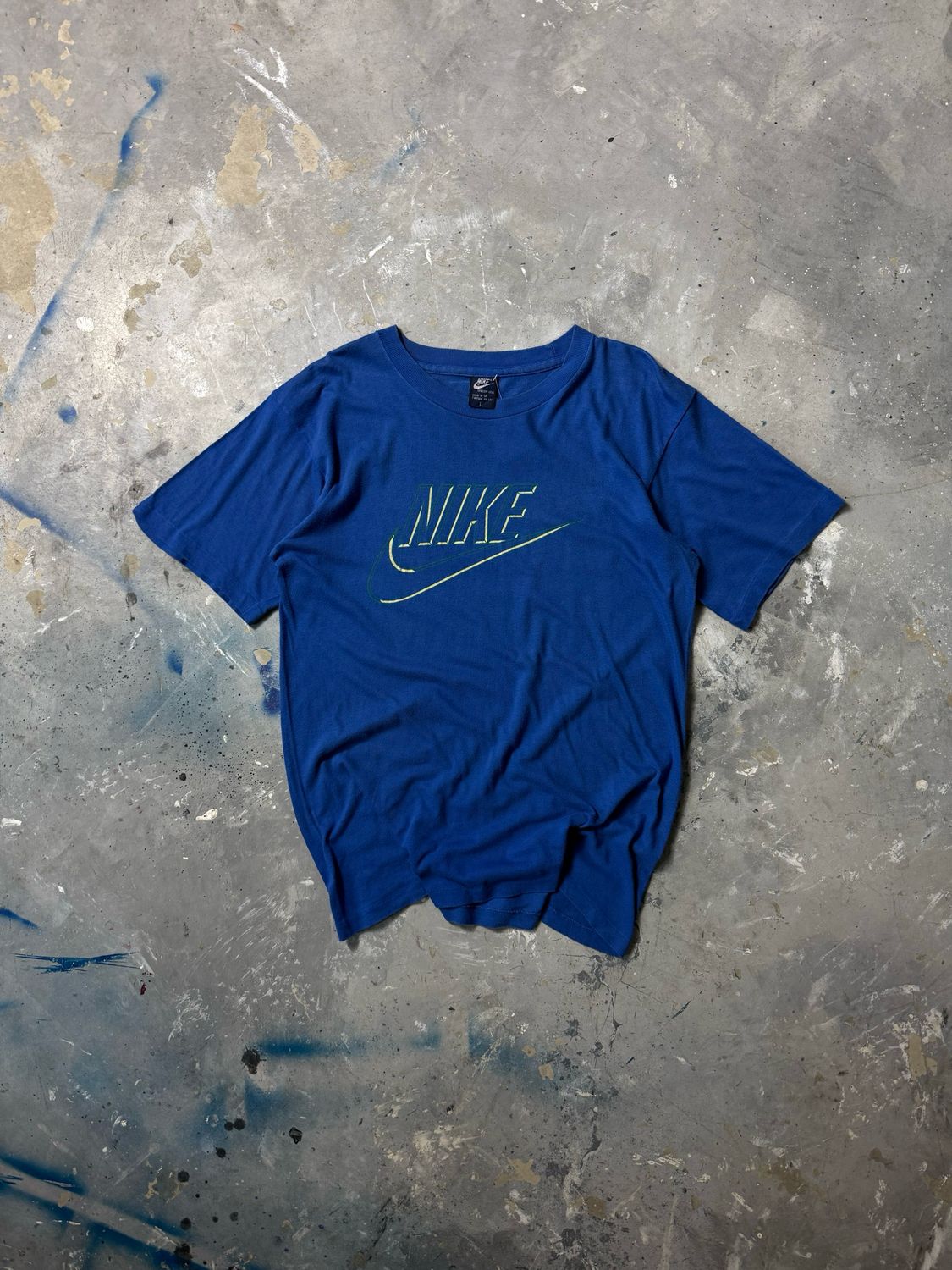 Koszulka Nike 80s Made in Italy Logo Tee Blue M