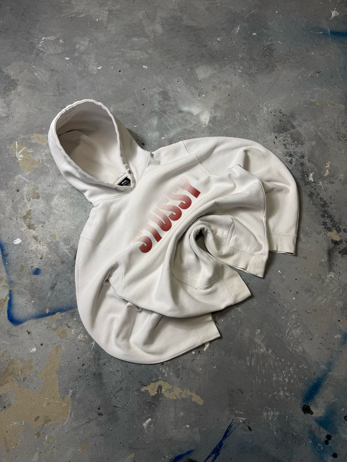 Bluza Stussy Red Faded Logo M