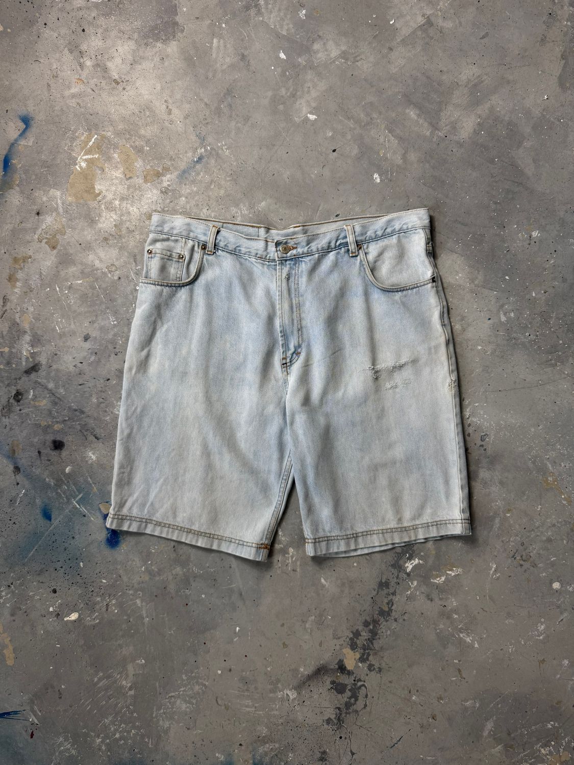 Spodnie Levis Jeans Shorts Light-Blue 49 cm pas