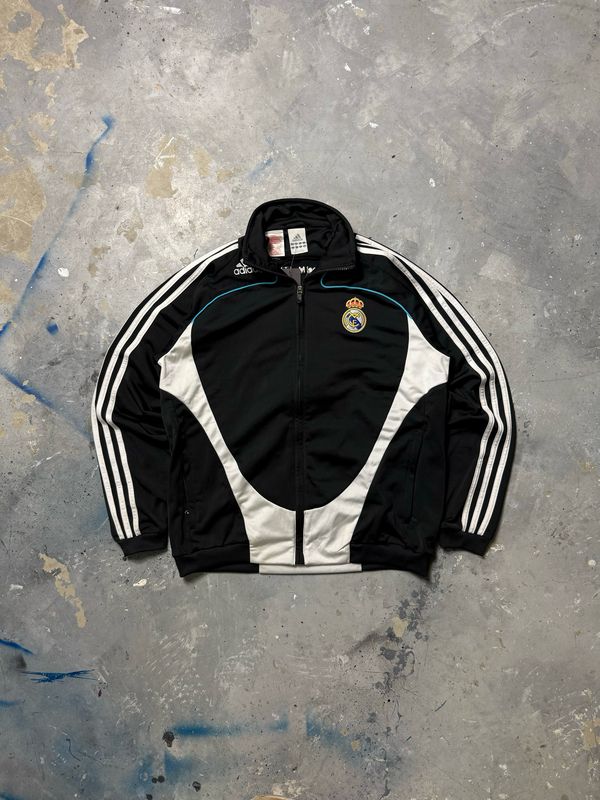 Bluza Adidas Real Madrid Zip Sport Jacket Black M