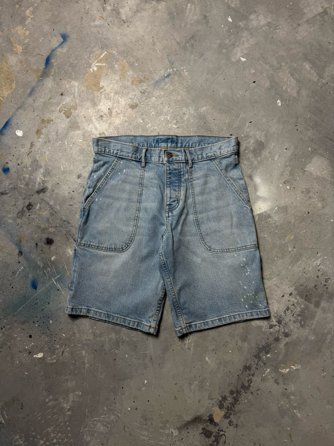 Spodnie Jorts Wh/Dots Denim Shorts Light-Blue 42 cm pas