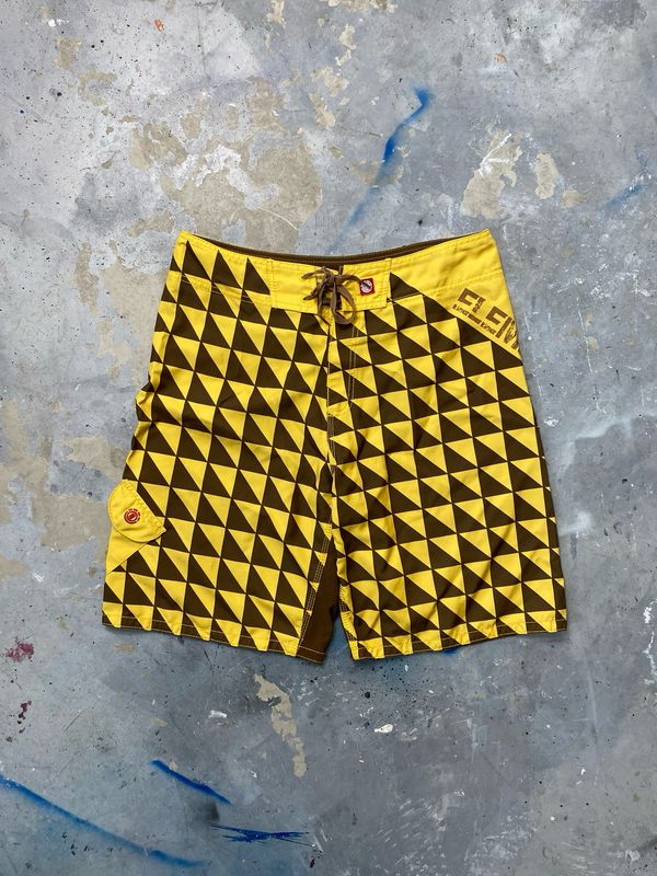 Spodnie Element Br/Triangles Sw/Shorts Yellow 46 cm pas