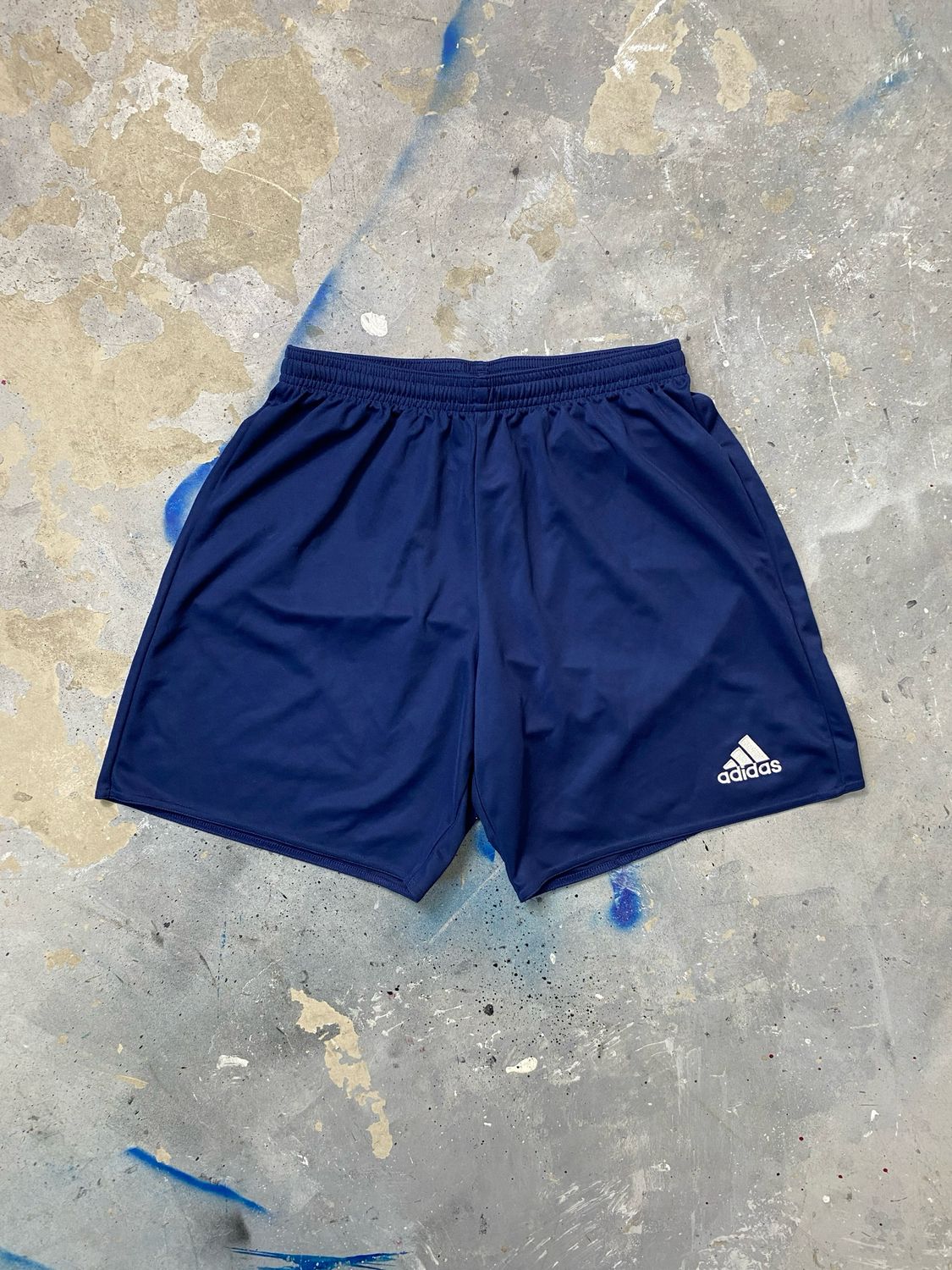 Spodnie Adidas Basic Logo Sp/Shorts Navy 31-40 cm pas