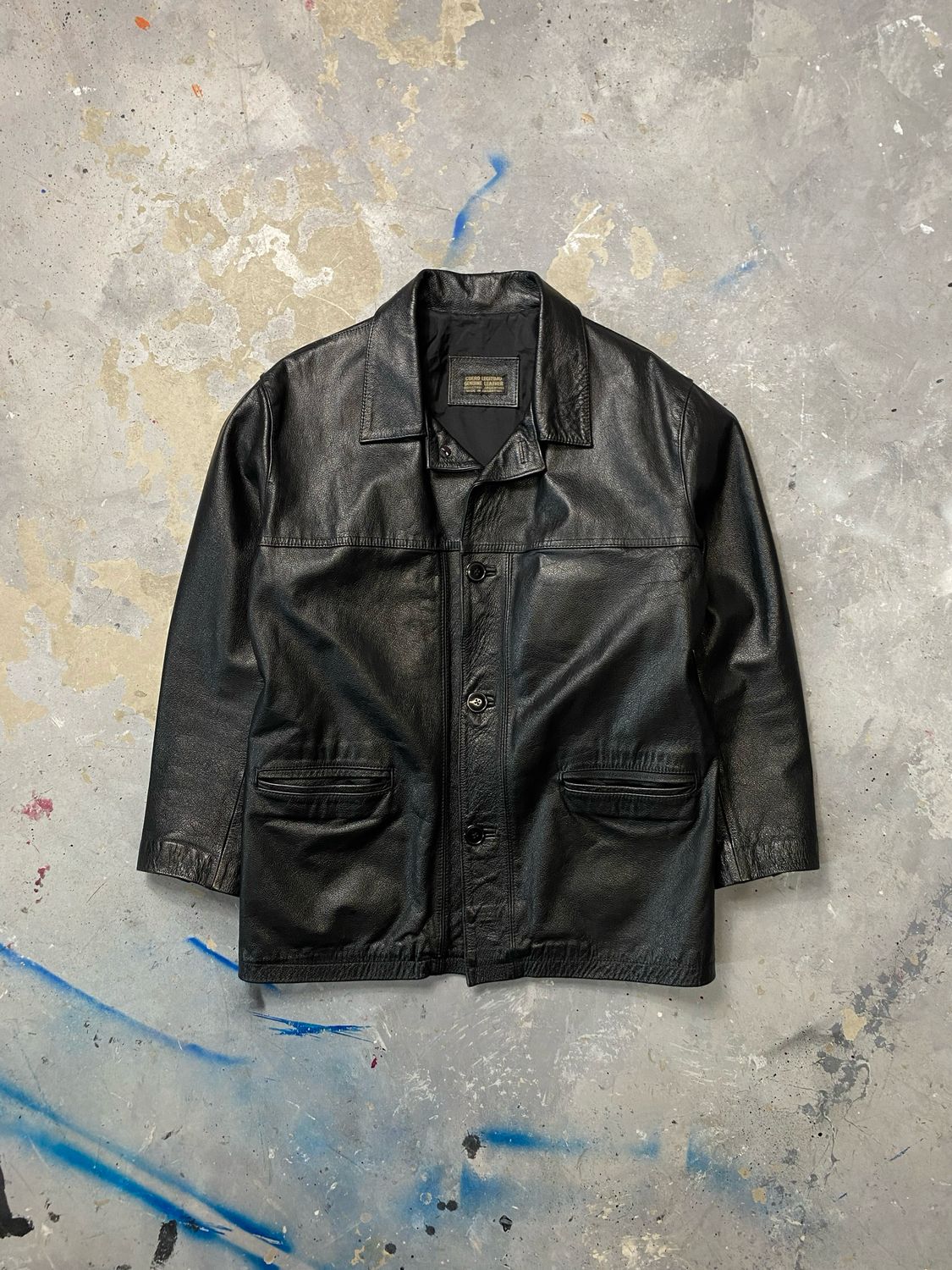 Kurtka Cuero Legitimu Leather Jacket Black M