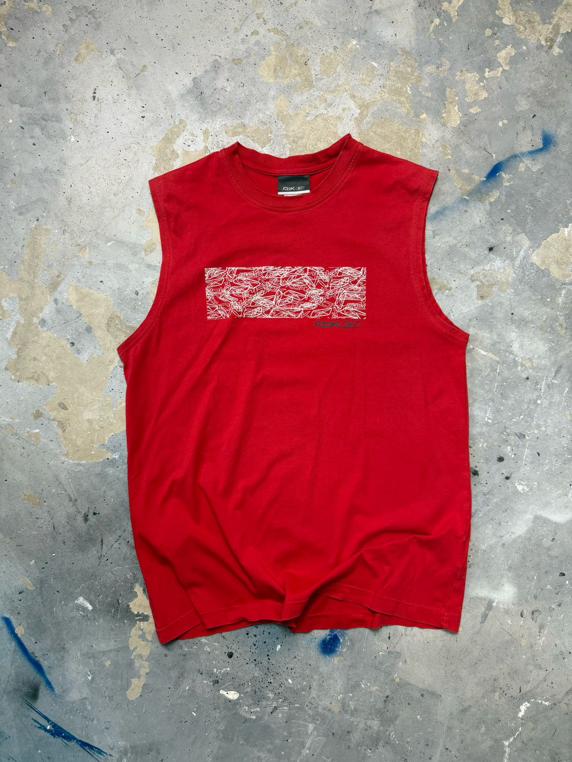 Koszulka Reebok Box Logo Tanktop Red S