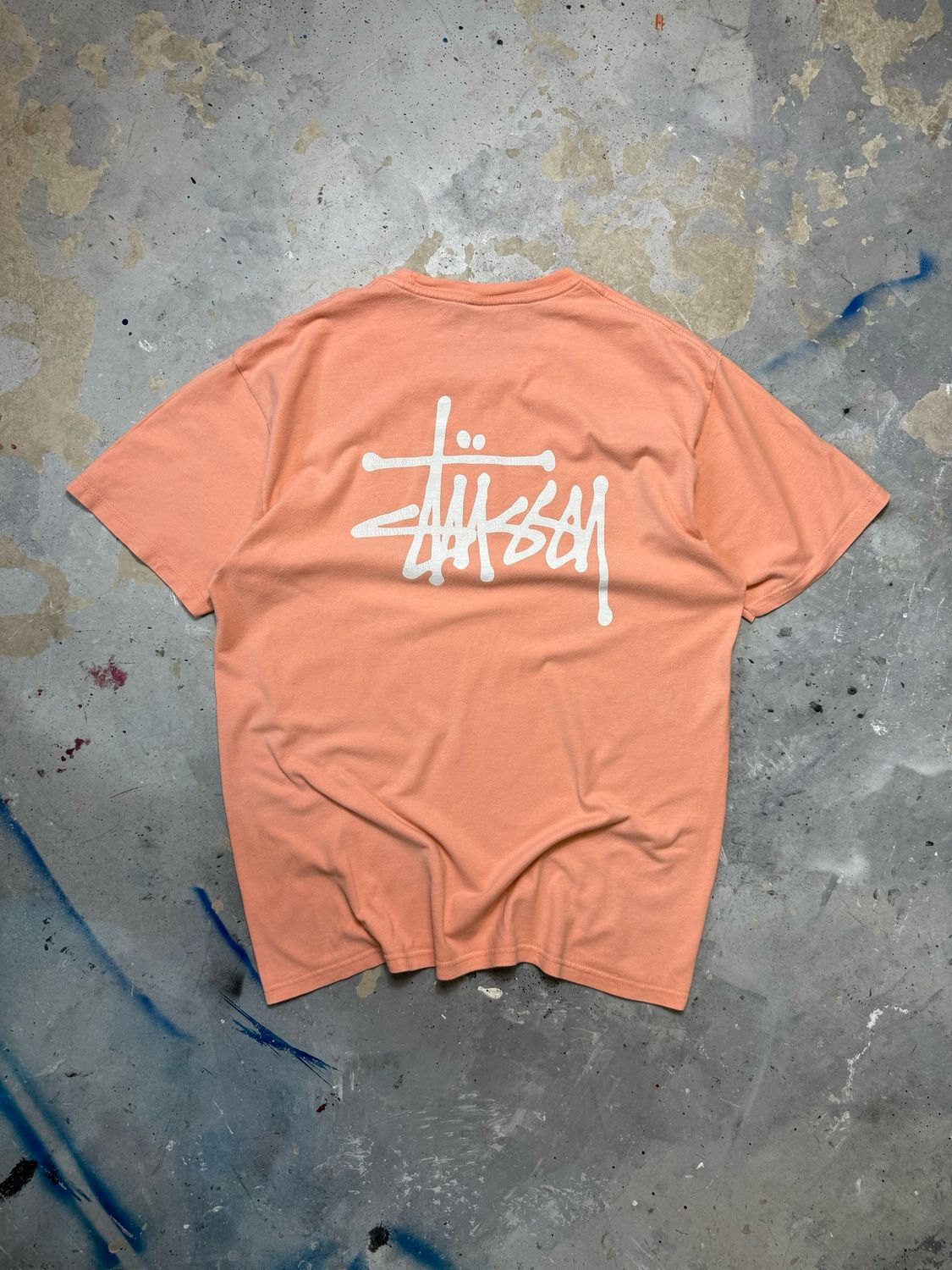 Koszulka Stussy Classic Logo Salmon L