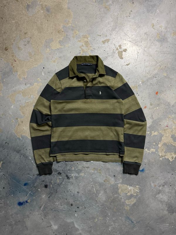 Long Ralph Lauren Bla/Stripes Polo Long Khaki XS