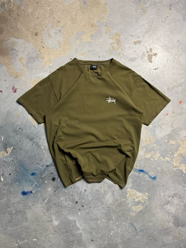 Koszulka Stussy Logo Tee Khaki L