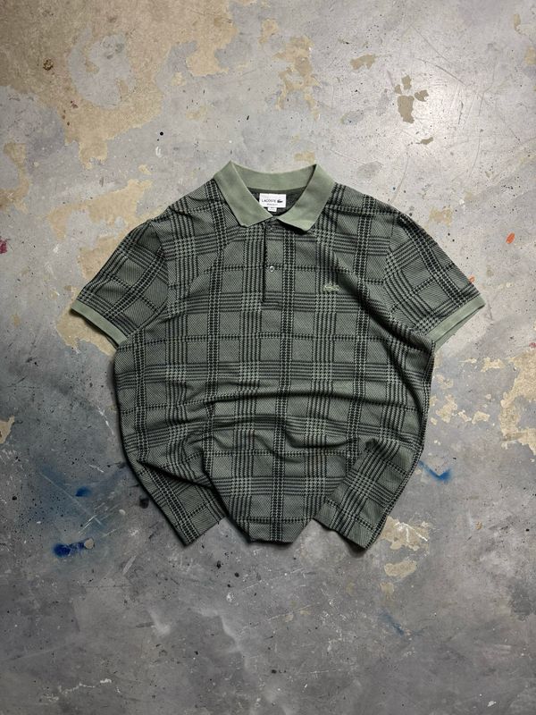 Koszulka Lacoste Checker Melange Polo Gray L