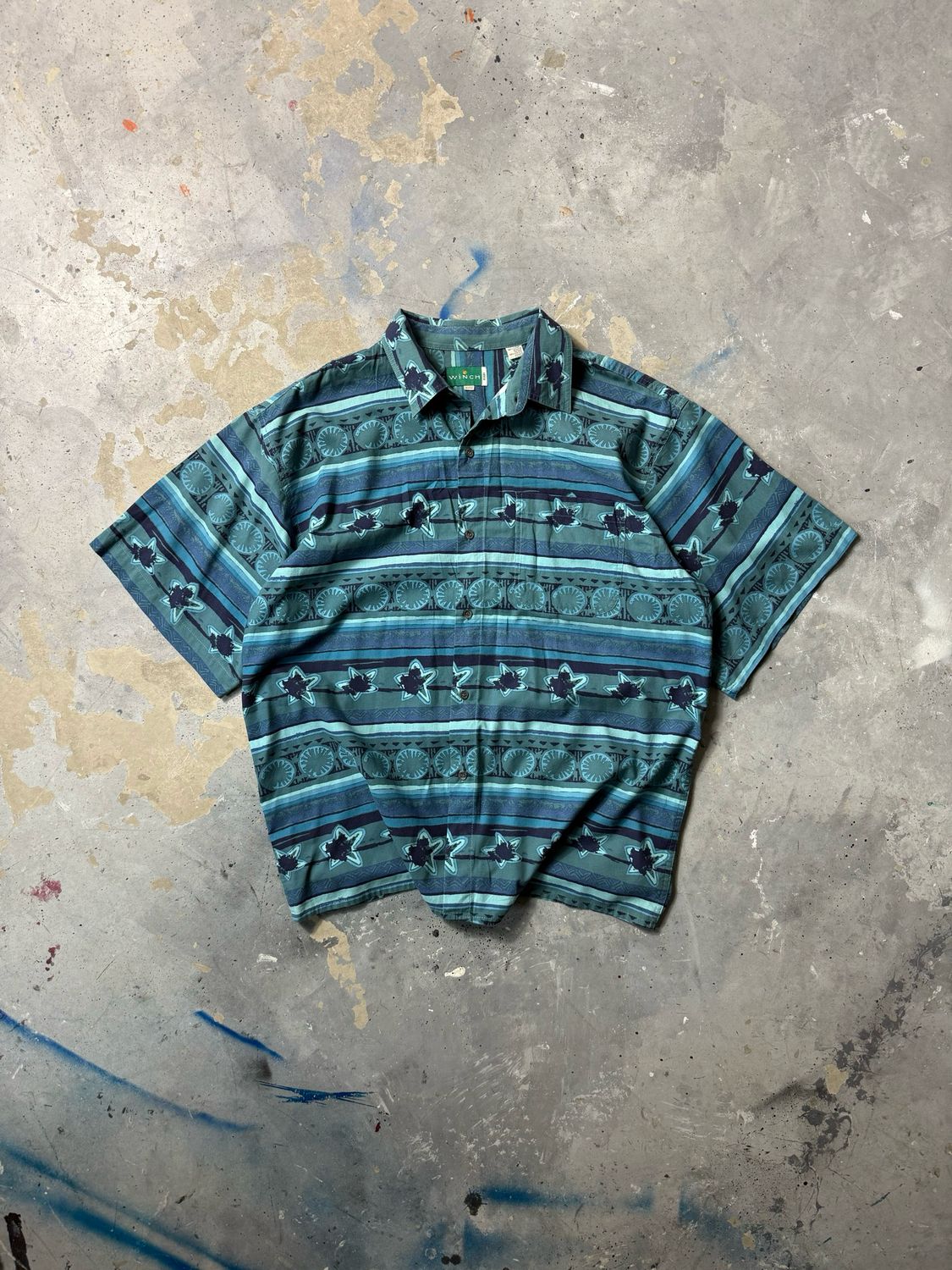 Koszula Winch Hawaii Shirt Blue L