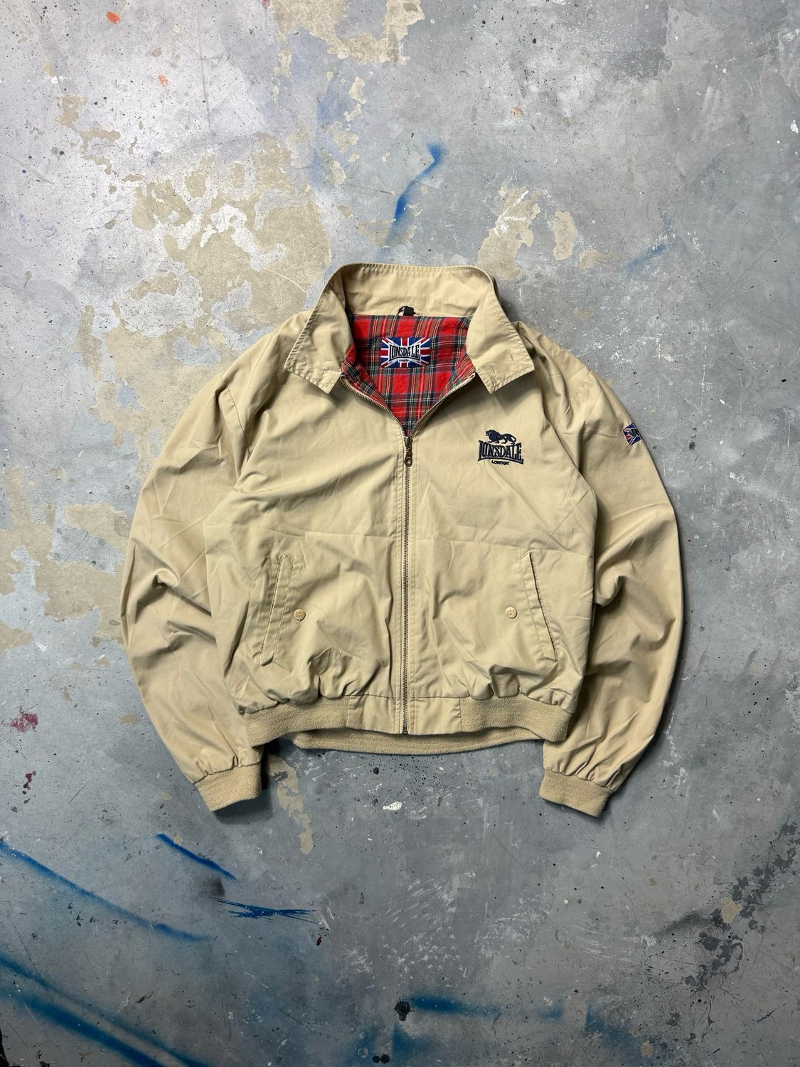 [SOLD] Kurtka Lonsdale London Bomber Jacket Beige M
