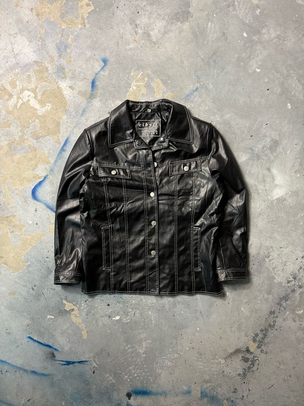 [SOLD] Kurtka Cibyll Leather Jacket Black S