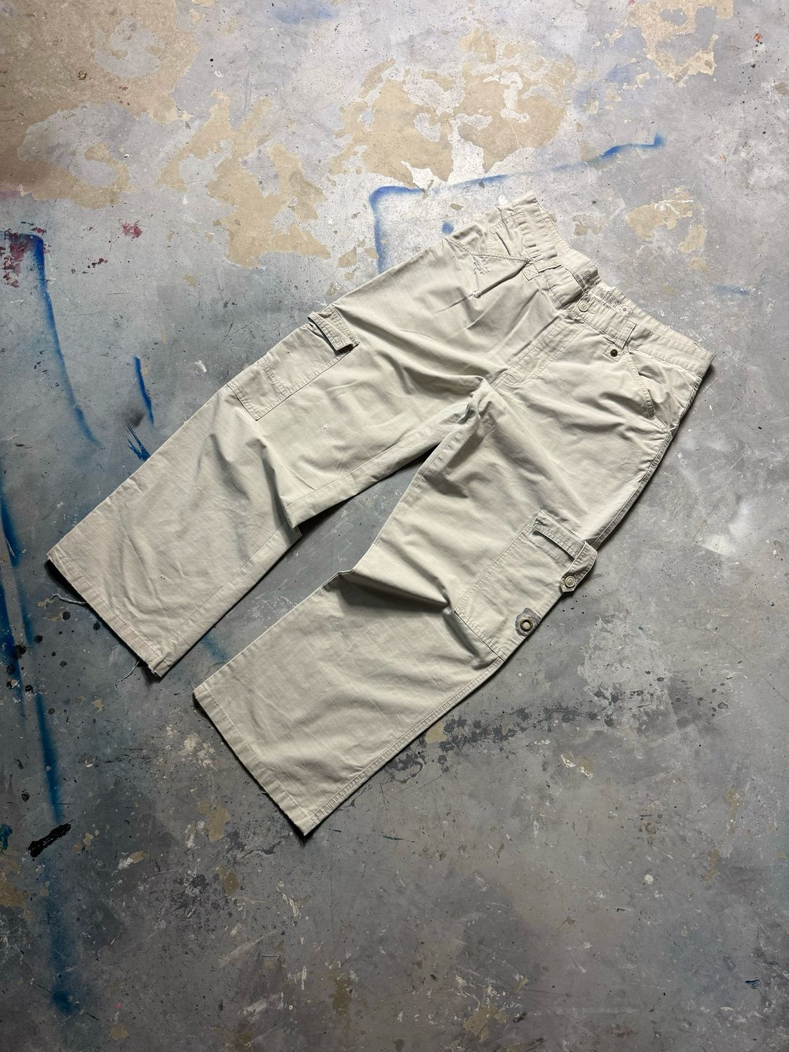 Spodnie H&amp;S Voguey Cargo Pants Creme 48 cm pas