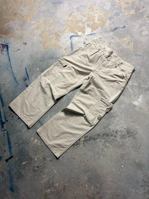 Spodnie H&amp;S Voguey Cargo Pants Creme 48 cm pas