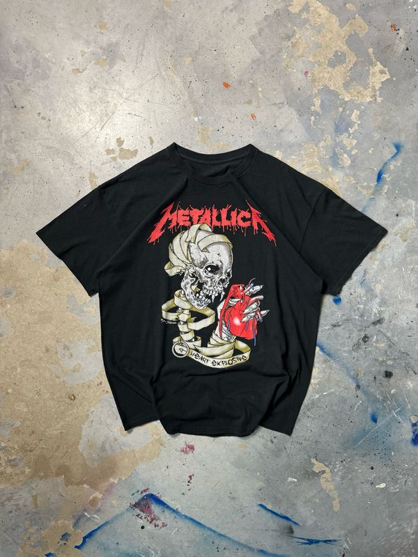 Koszulka Metallica Heart Explosive Tee Black L