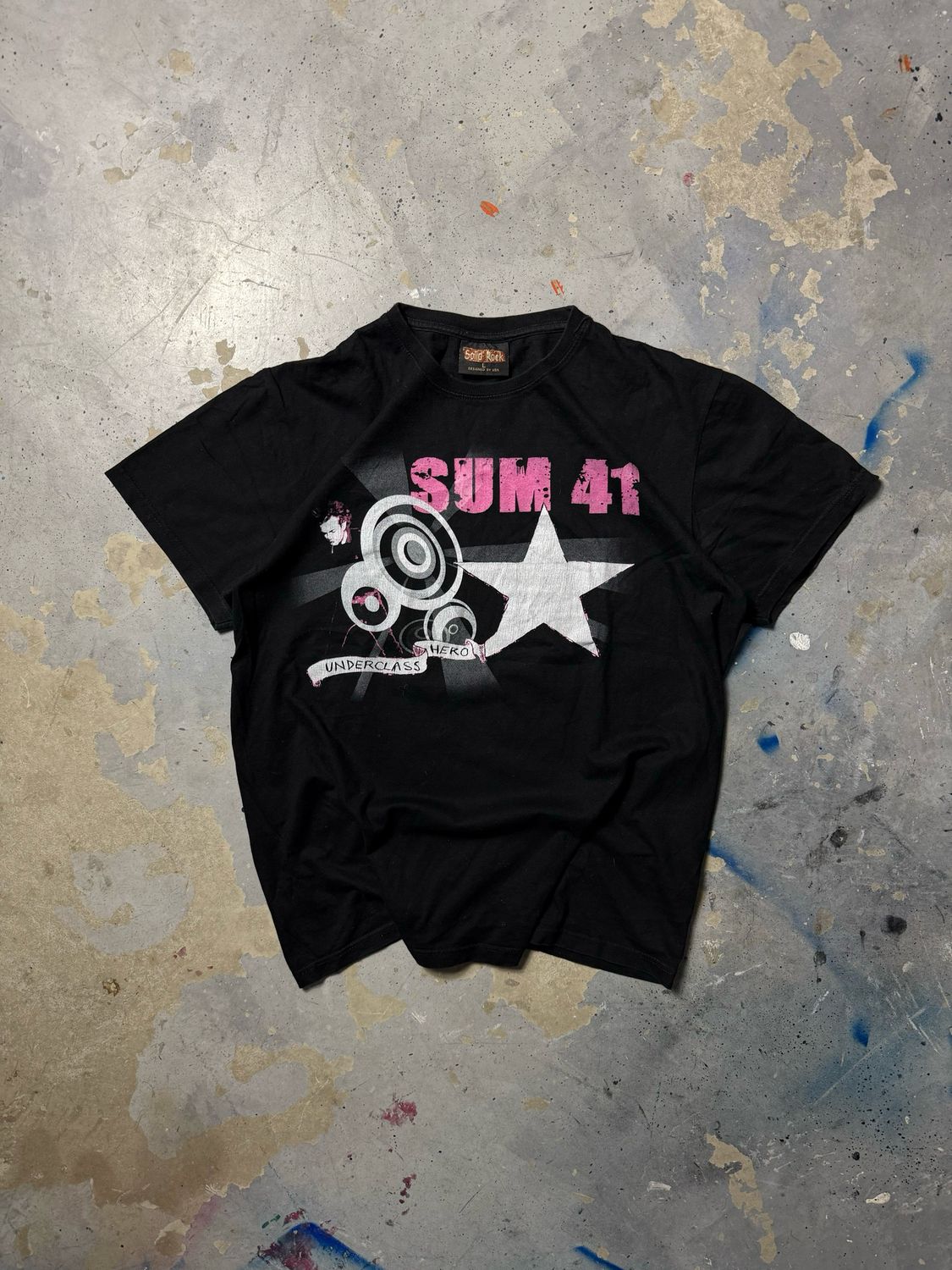 Koszulka Solid Rock Sum 41 Tee Black M