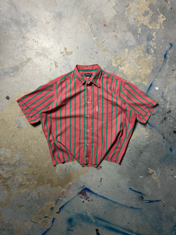 Koszula Faconnable Stripes Shirt Pink/Green L