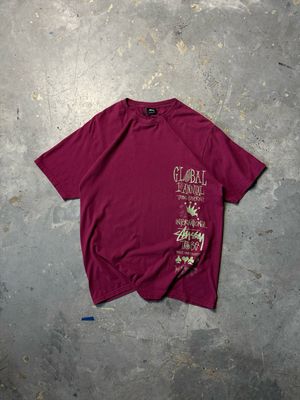 Koszulka Stussy 1st Annual Tee Burgund M