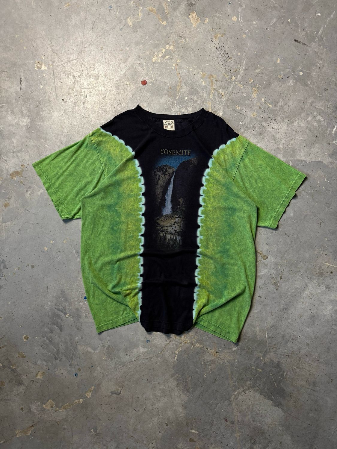 Koszulka Habitat Yosemite Waterfall Tee Black XL