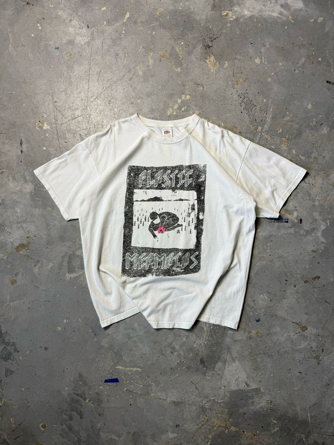 Koszulka Plastic Mermaios Tee White L