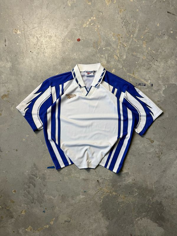 Koszulka Reebok Sport Polo Jersey White/Blue M