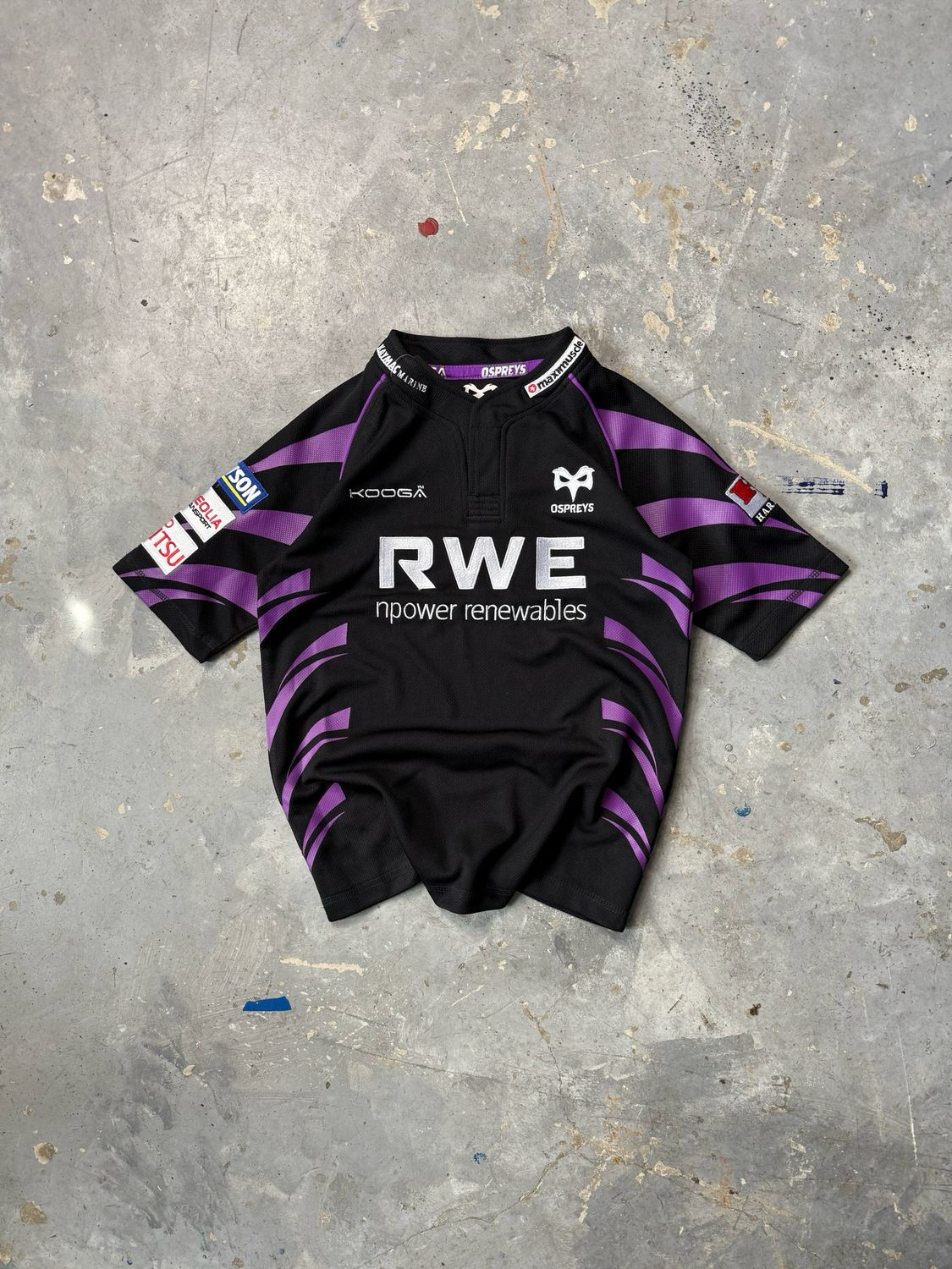 Koszulka Ospreys Kooga RWE Jersey Black S