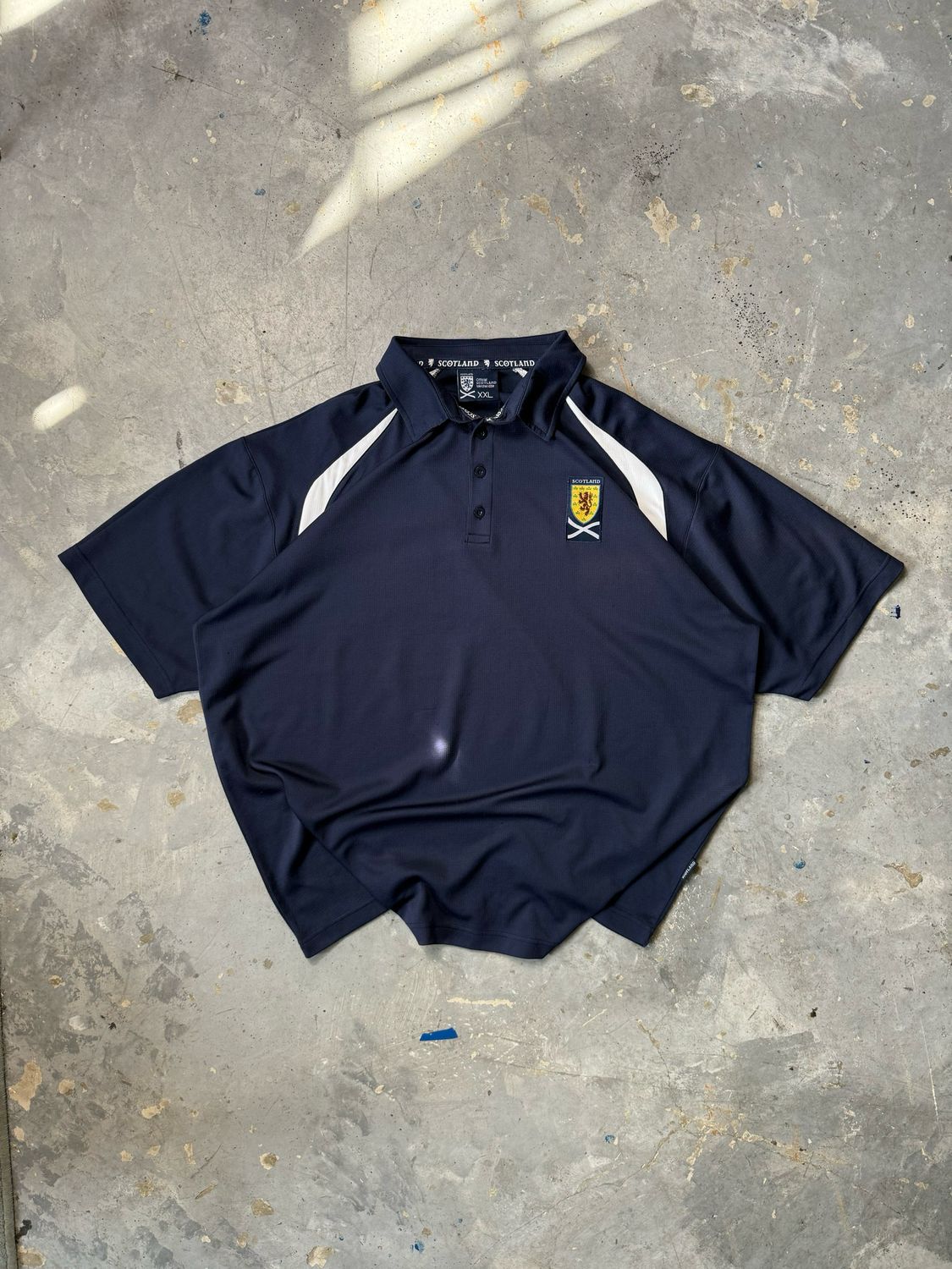 Koszulka Scotland Merch Polo Jersey Navy XL