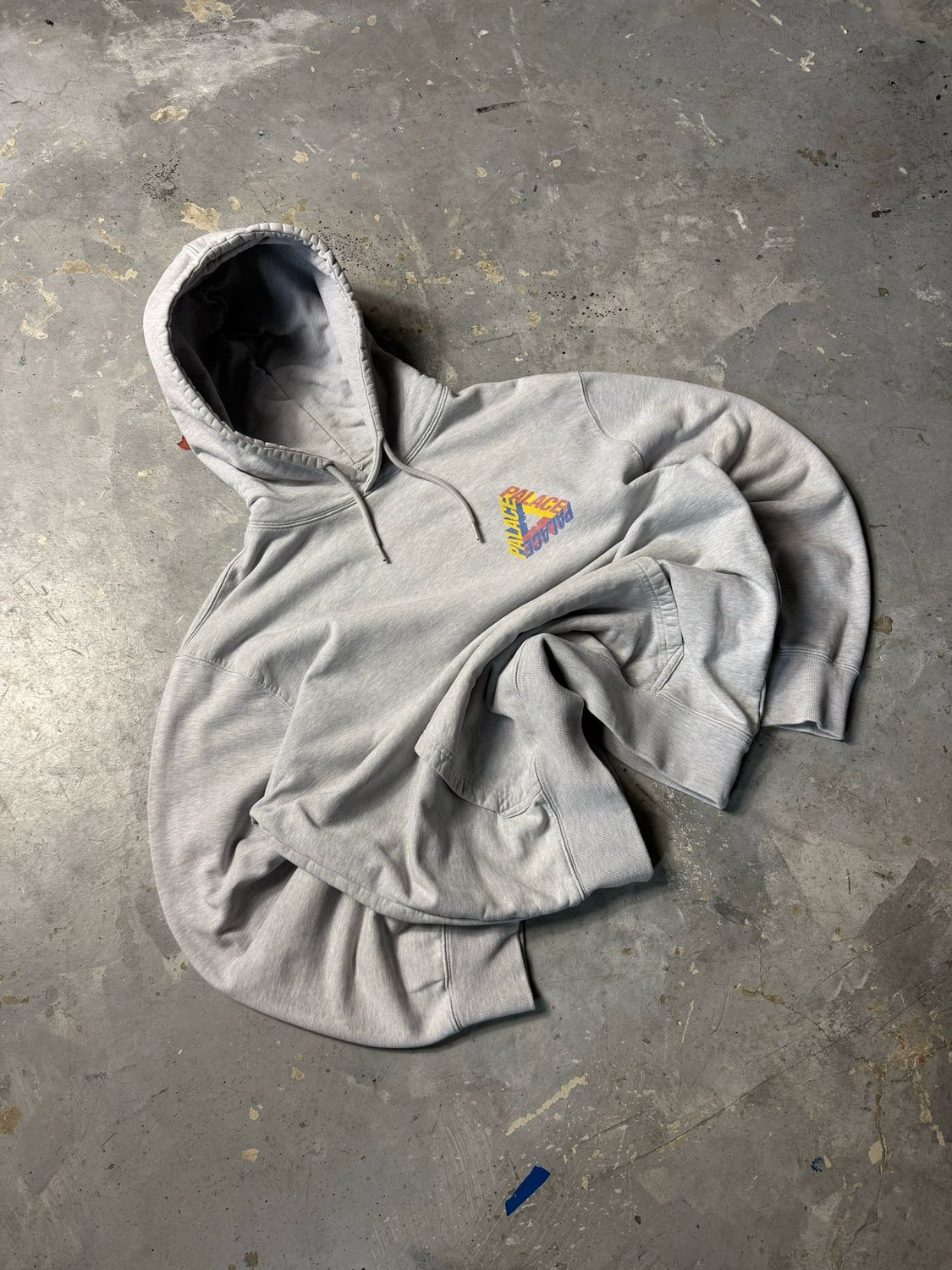 Bluza Palace Red/Yel/Blu Triferg Hoodie Gray M