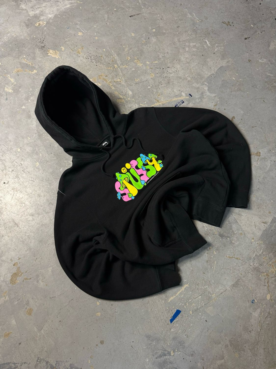 Bluza Stussy Mushrooms Hoodie Black M
