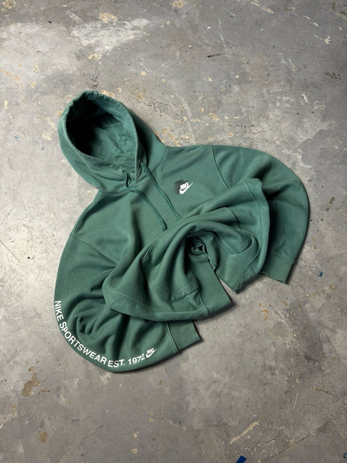 Bluza Nike Shadowed Logo Hoodie Green M