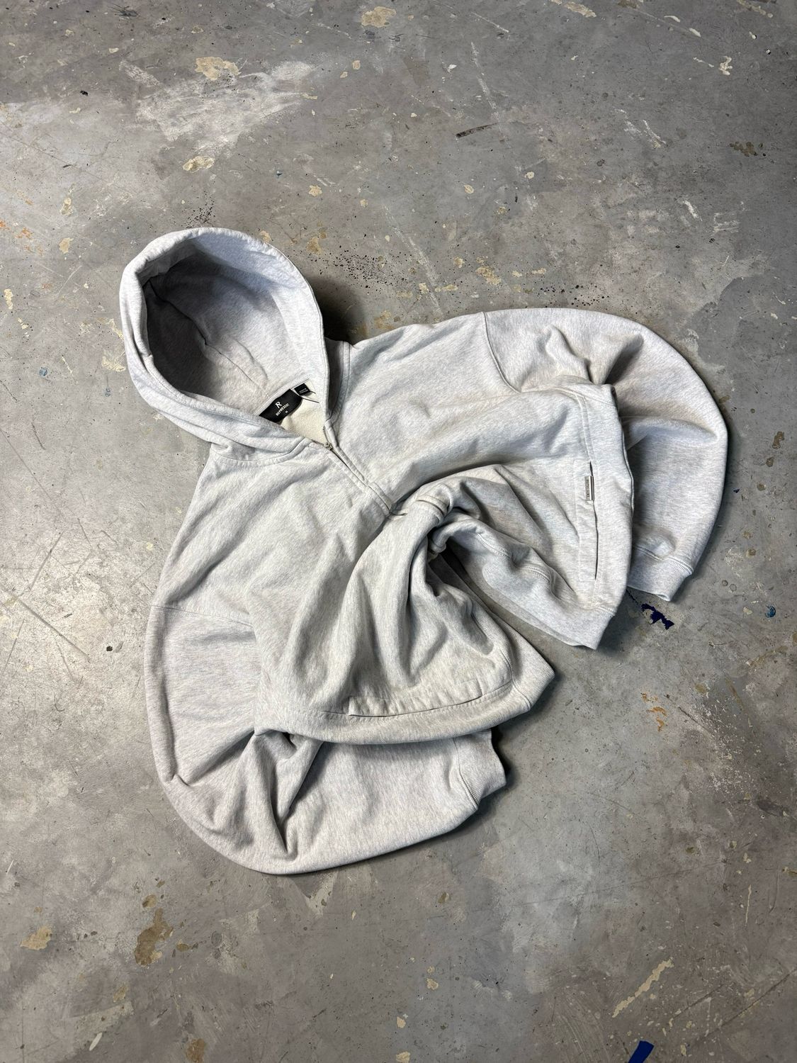 Bluza Represent Basic Zip Hoodie Gray L