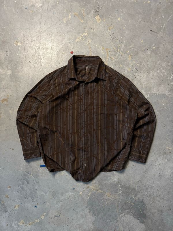 Koszula Burton Blu/Dots Lined Shirt Brown XL