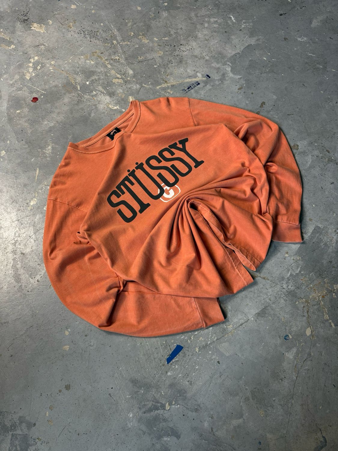 Bluza Stussy C Long Orange M