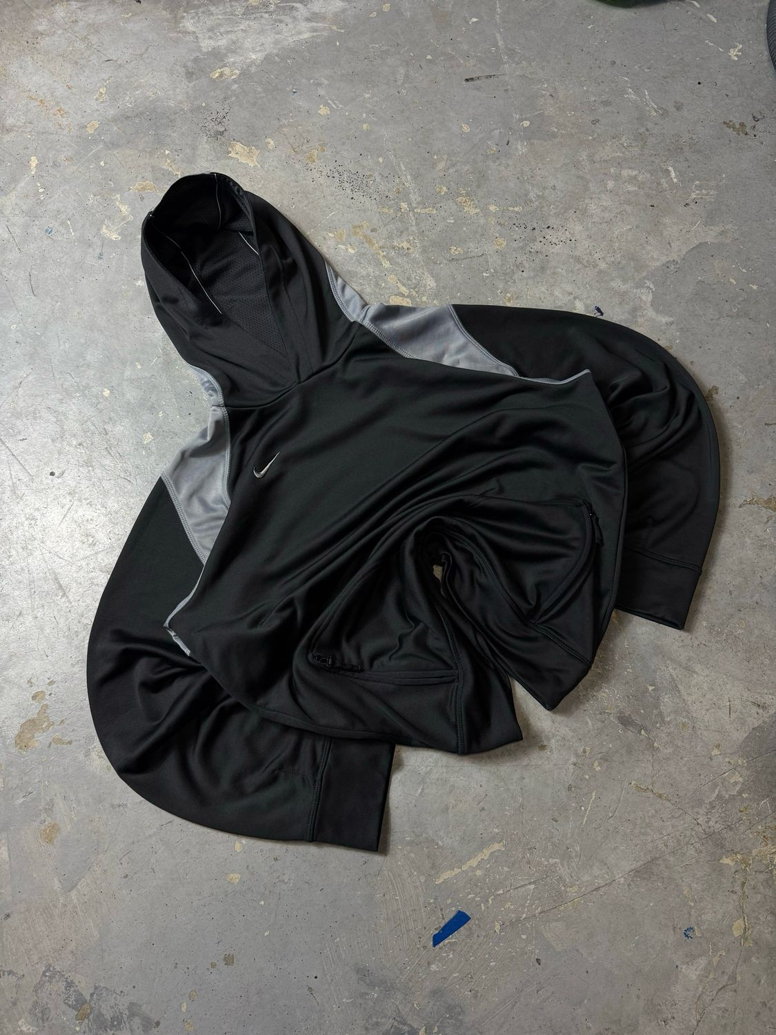 Bluza Nike Gra/Panels Sport Hoodie Black L