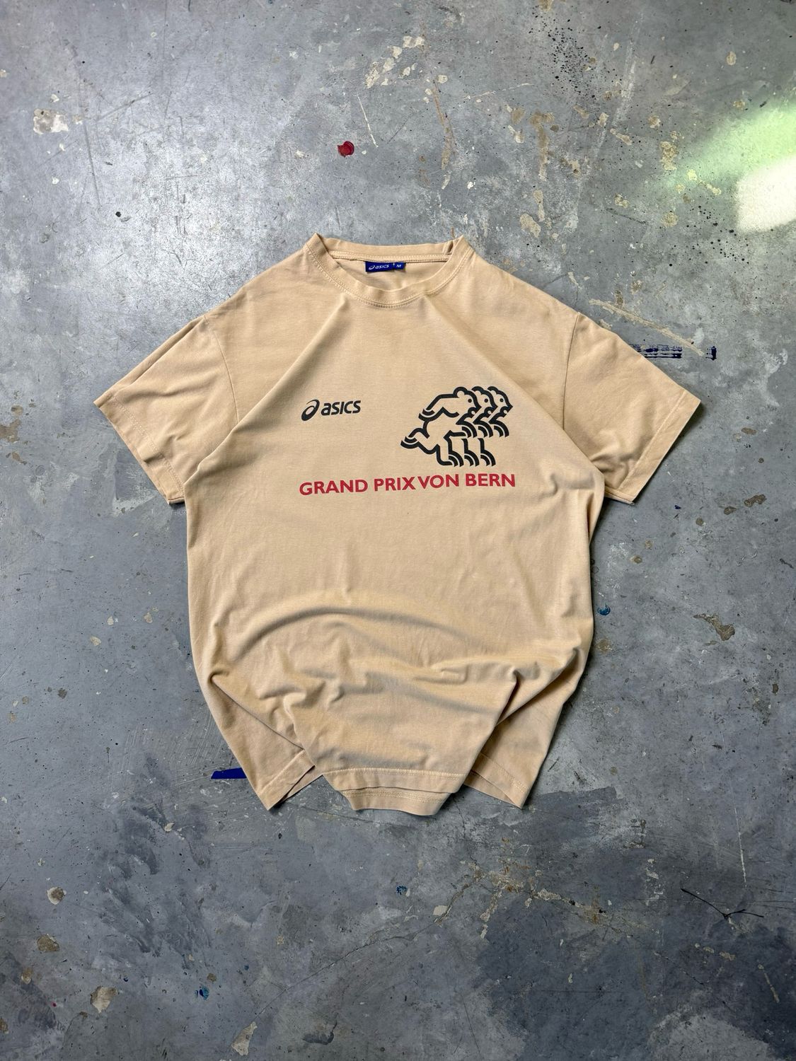 Koszulka Asics Grand Prix Bern Tee Beige M