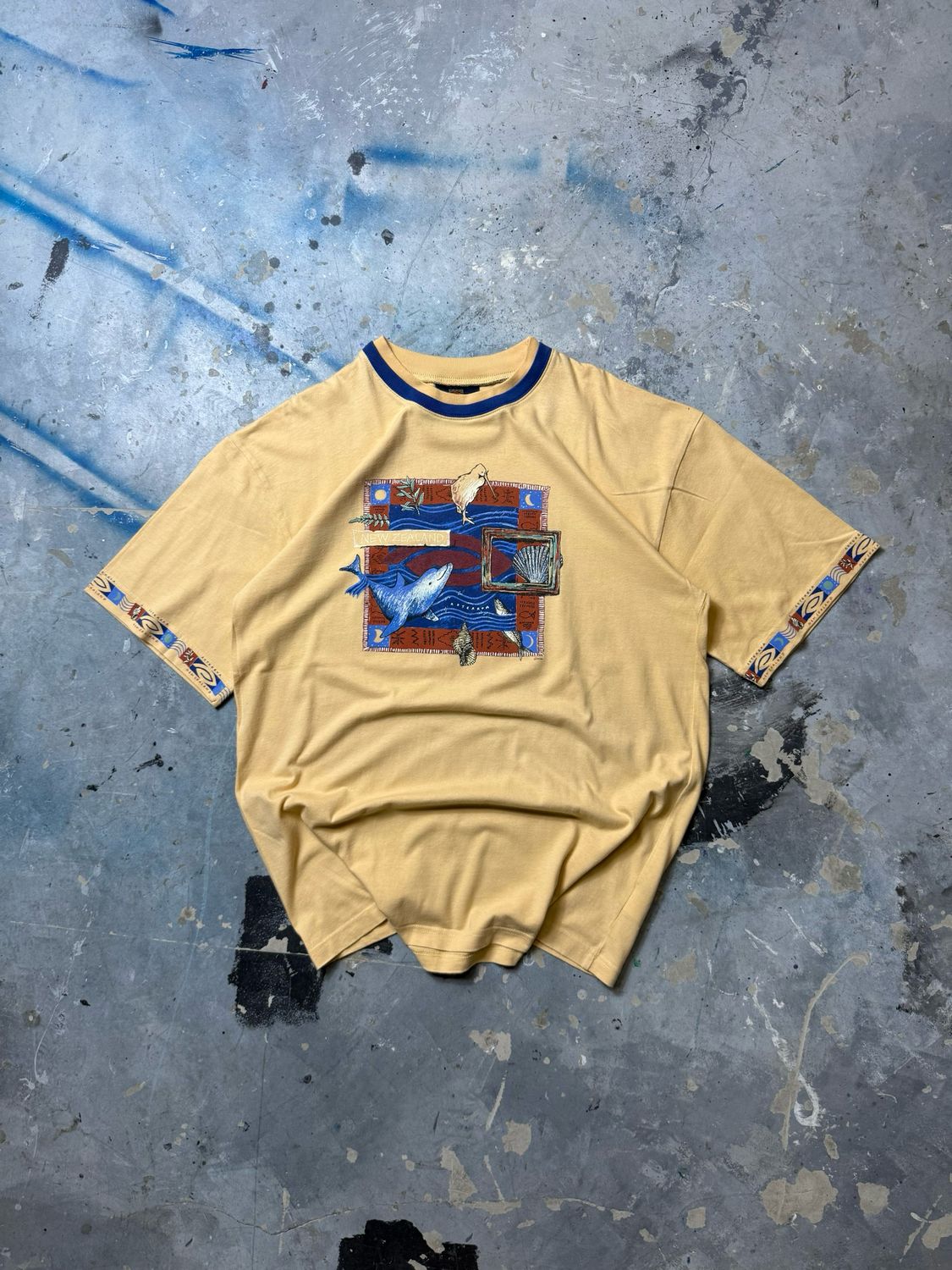 Koszulka New Zealand Says Tee Orange L