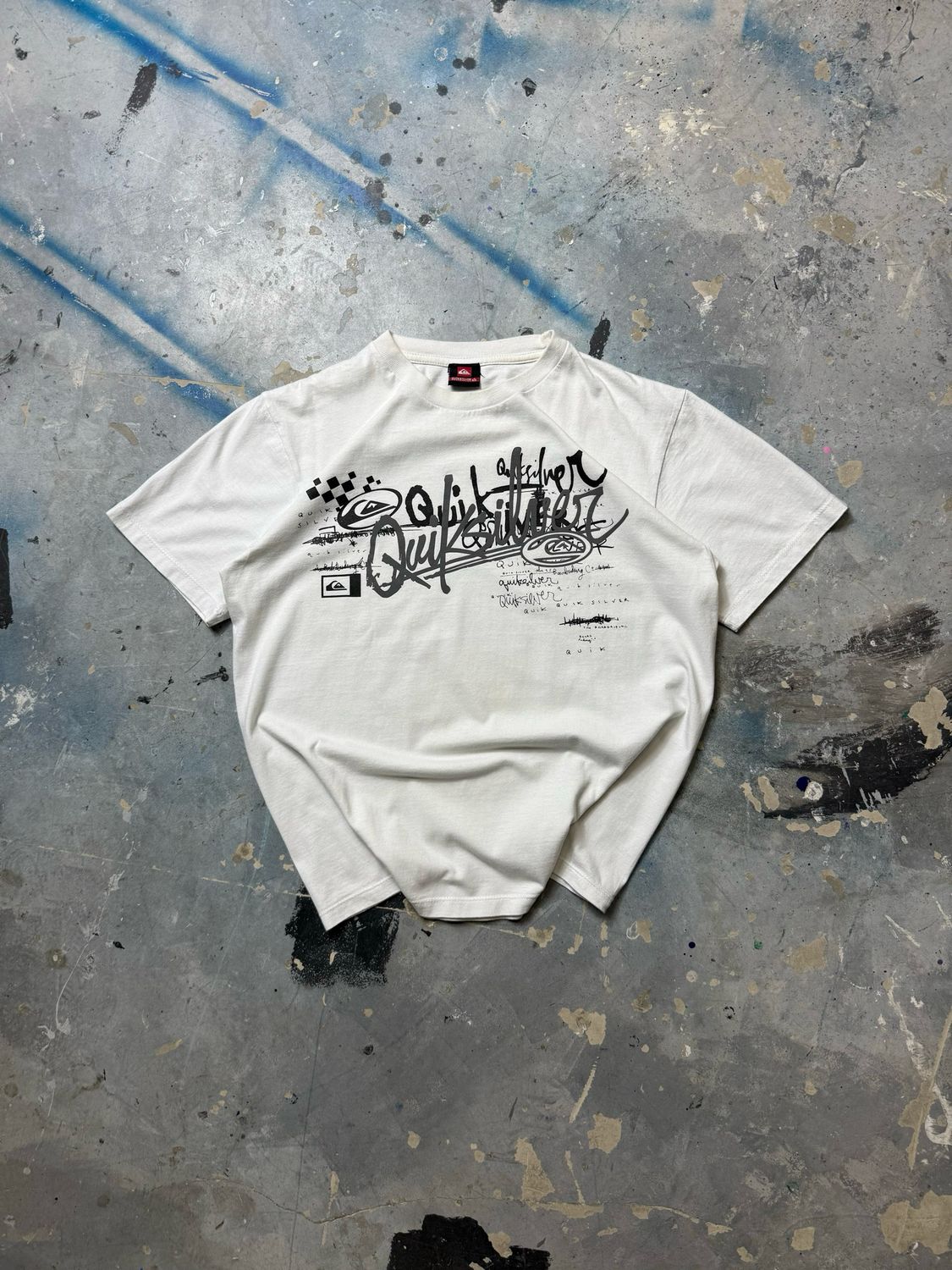 Koszulka Quiksilver Fonts Tee White M