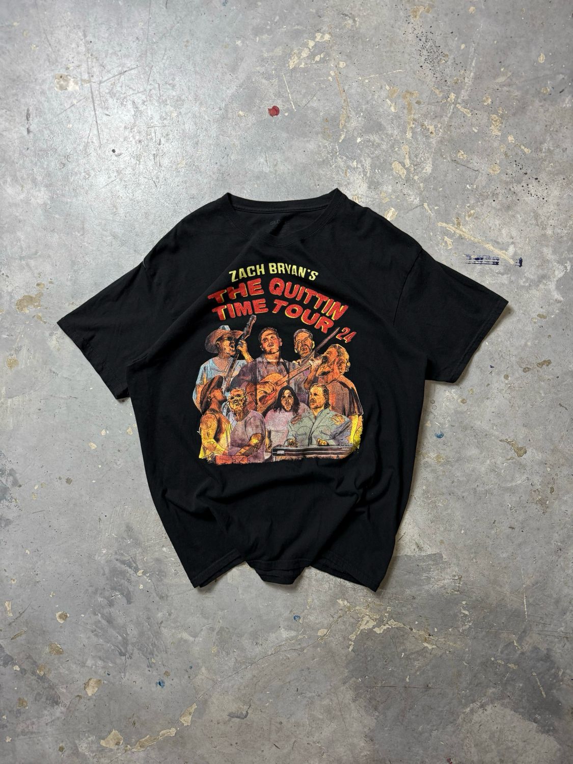 Koszulka Zach Bryan The Quittin Time Tee Black L