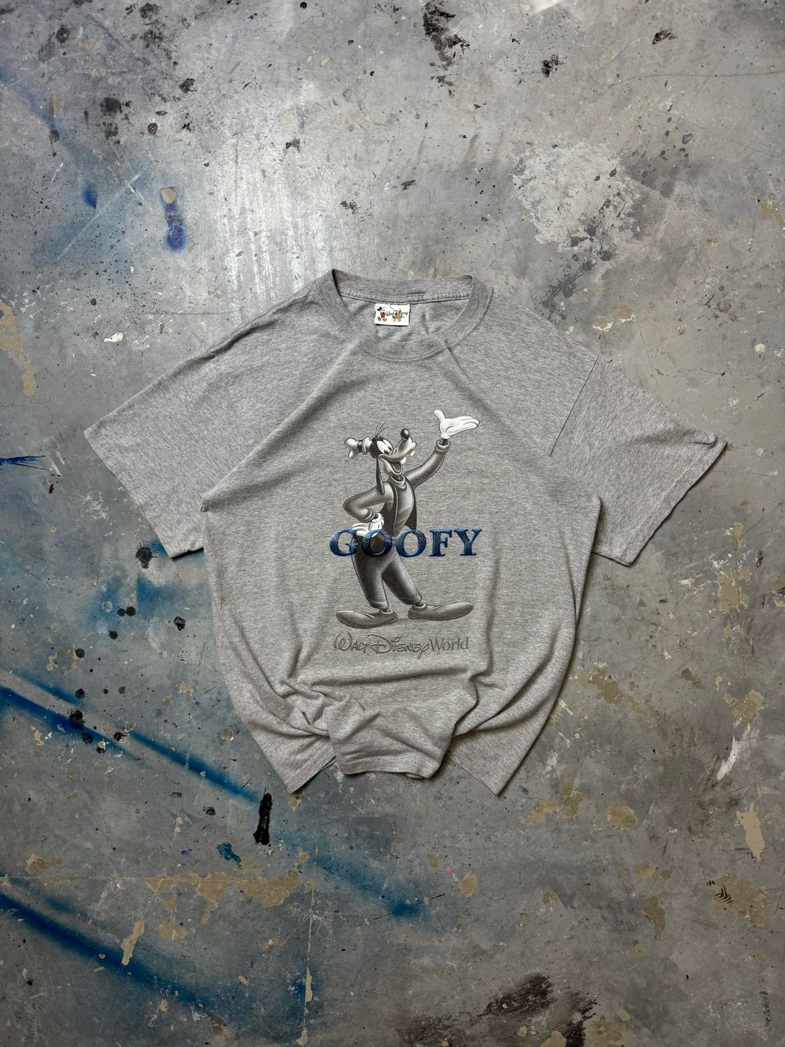 Koszulka Walt Disney World Goofy Tee Light-Gray M