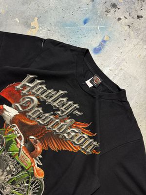 Koszulka Harley Davidson Eagle Tee Black M