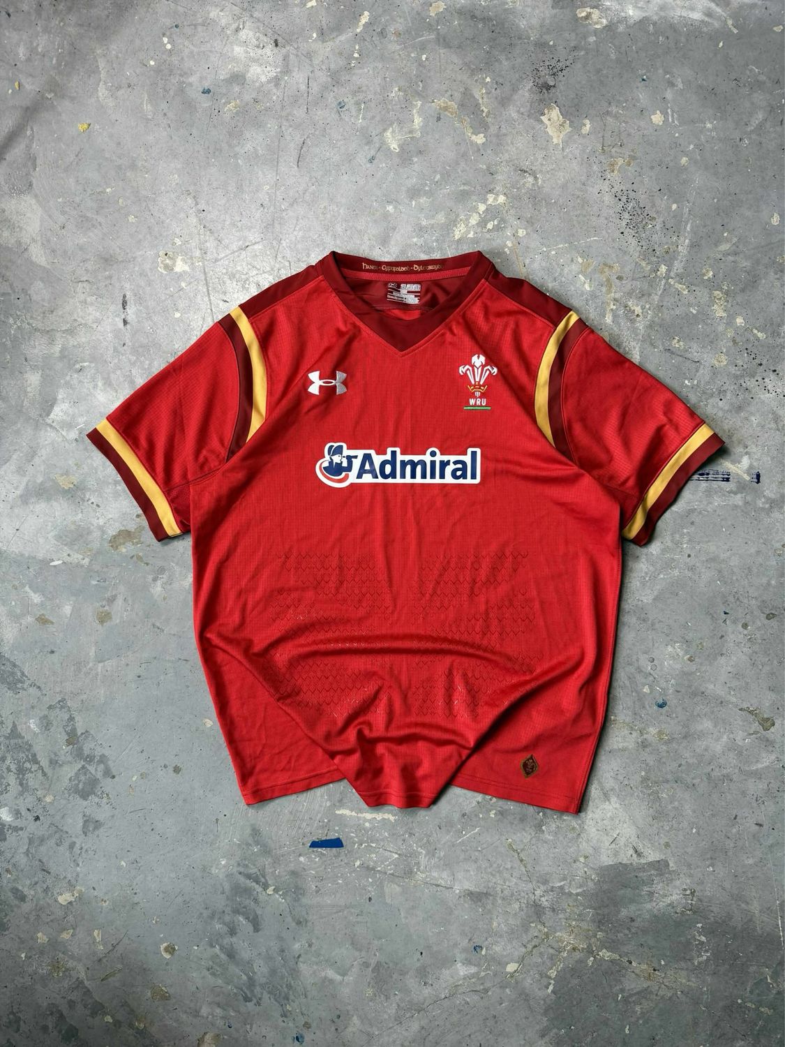 Koszulka Under Armour WRU Admiral Jersey Red L