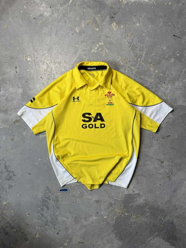Koszulka Under Armour WRU Polo Jersey Yellow L