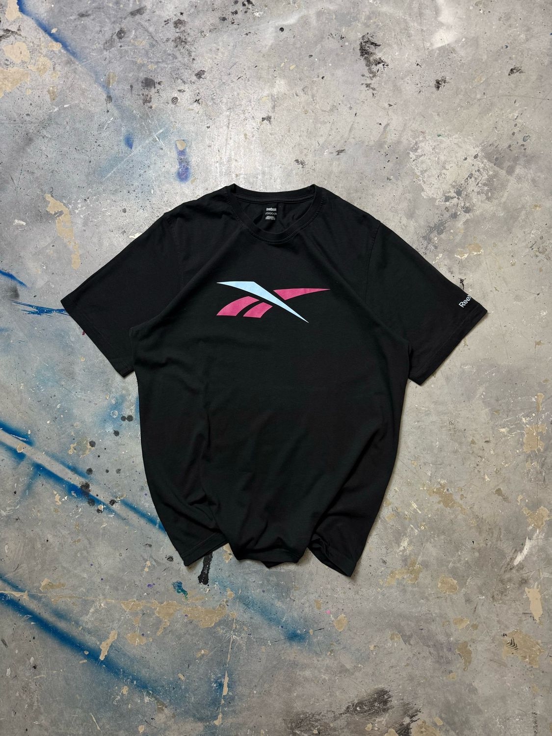 Koszulka Reebok Pi-Bl/Logo Tee Black M