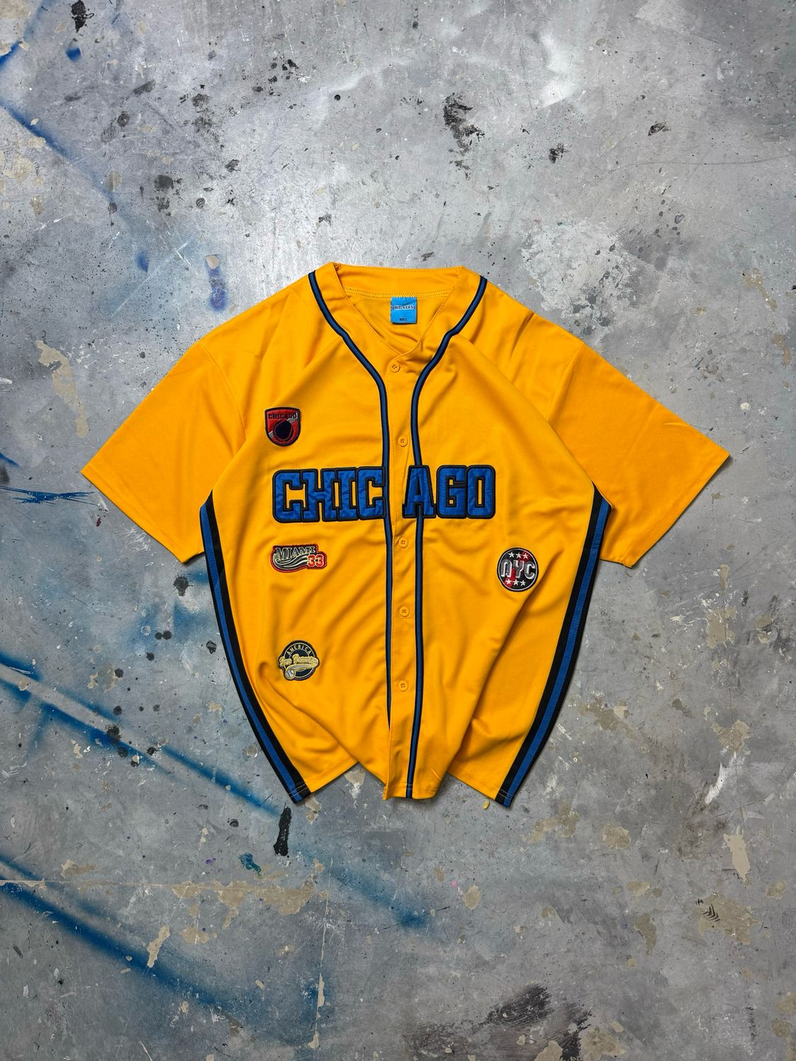 Koszulka Walkers Chicago Baseball Jersey Yellow L